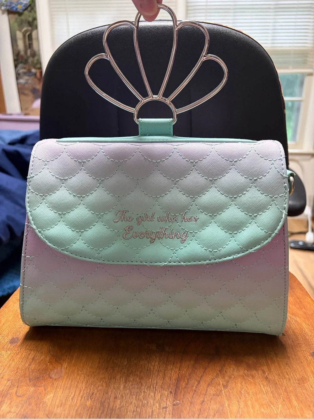 Loungefly Little Mermaid crossbody purse and matching wallet